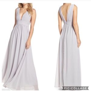 Light grey maxi dress